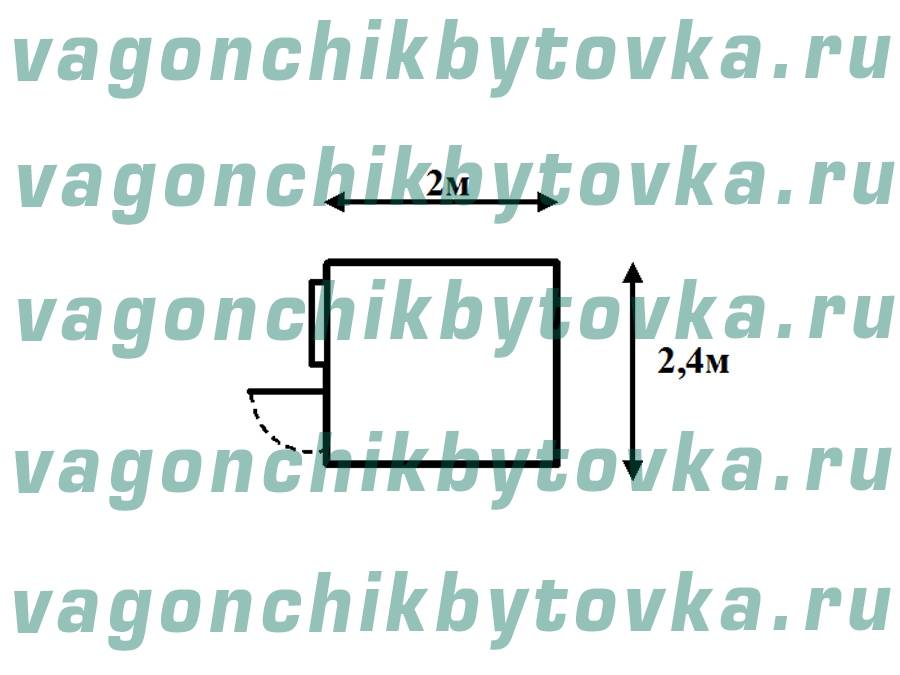 Контрольно-пропускной пункт (КПП) из БК 2м